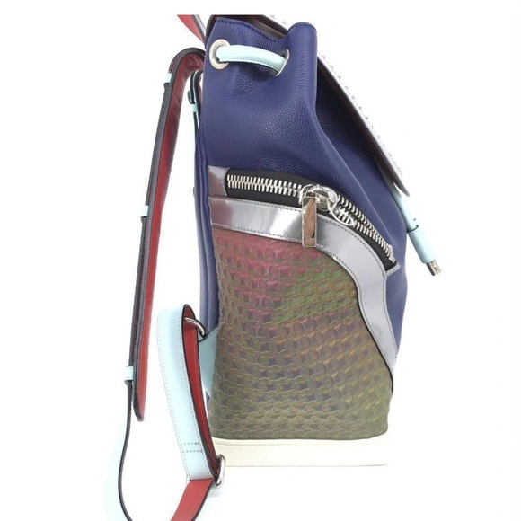 Christian Louboutin Explorafunk Spiked Leather Backpack - Like New - Picture 5 of 8